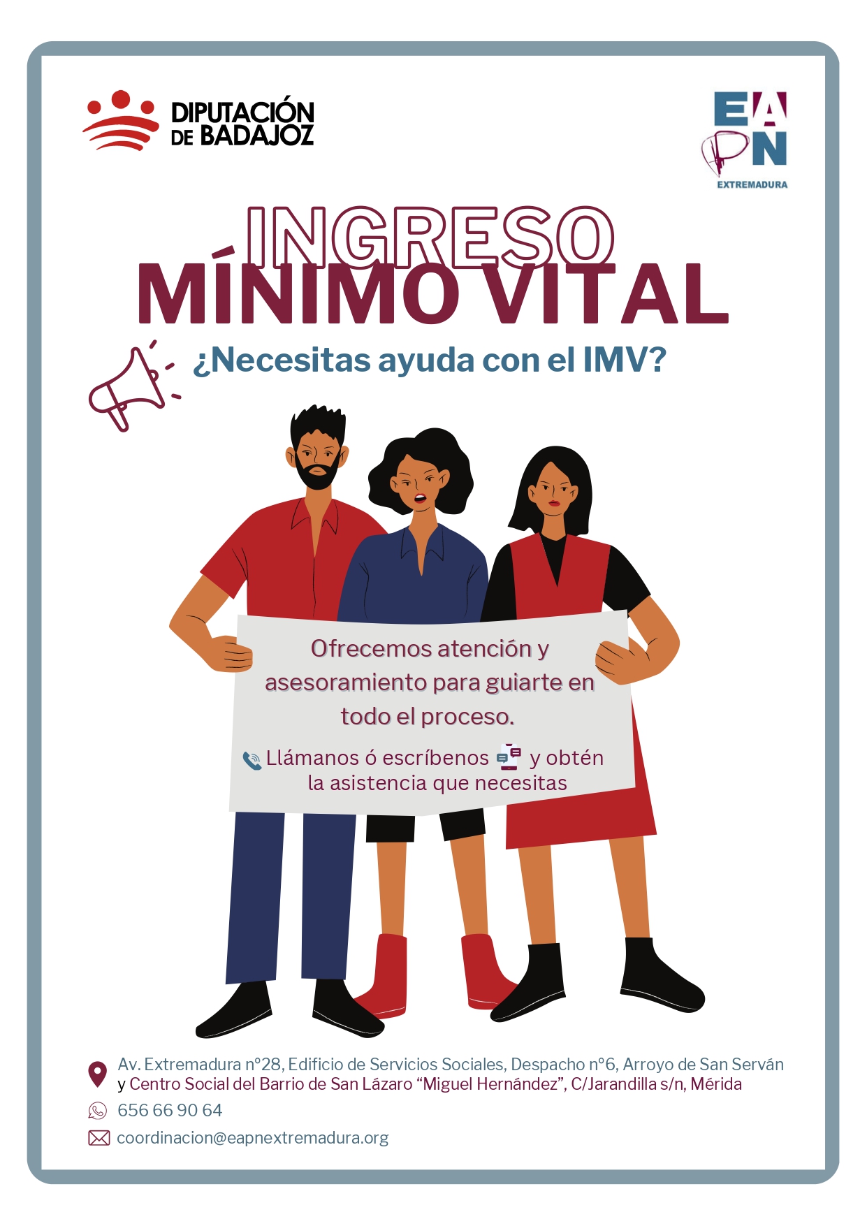 ATENCIÓN, ASESORAMIENTO Y ACOMPAÑAMIENTO PARA EL ACCESO AL INGRESO MÍNIMO VITAL